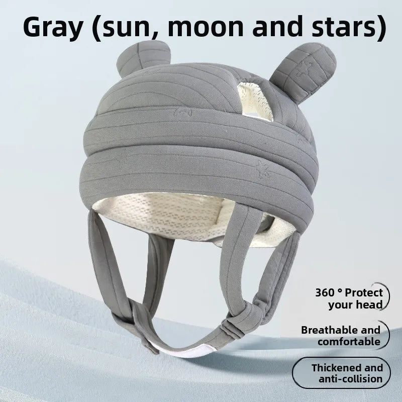 360° Baby Head Protection Helmet – Soft Breathable Anti-Fall Safety Hat for Crawling, Walking & Everyday Play