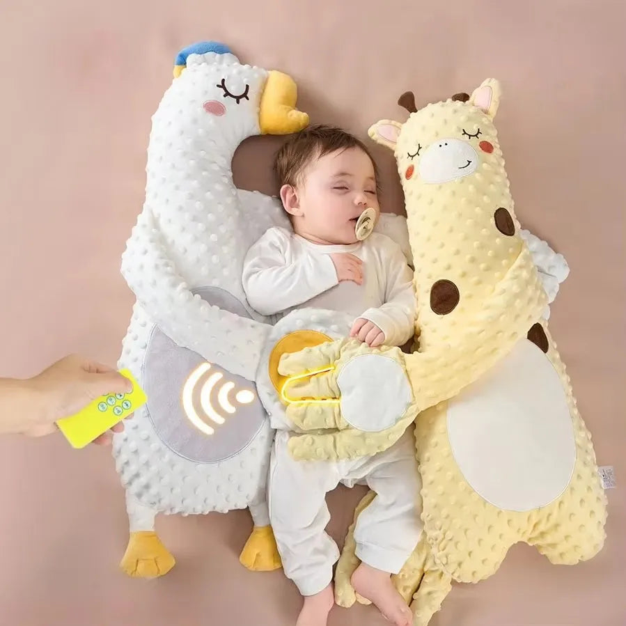 Smart Baby Soothing Sleep Pillow – Automatic Patting Hand Doll with Remote Control for Newborns, Infants & Gentle Bedtime Comfort