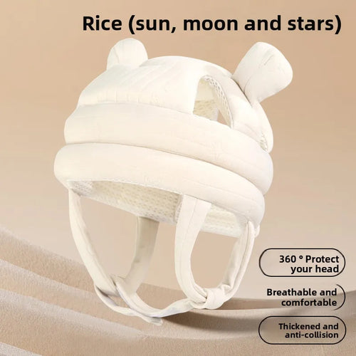 360° Baby Head Protection Helmet – Soft Breathable Anti-Fall Safety Hat for Crawling, Walking & Everyday Play