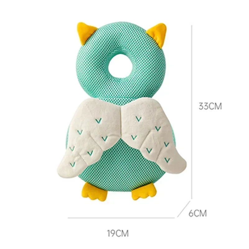 Angel Bee Baby Head Protection Cushion – Soft Anti-Fall Safety Backpack for Toddlers